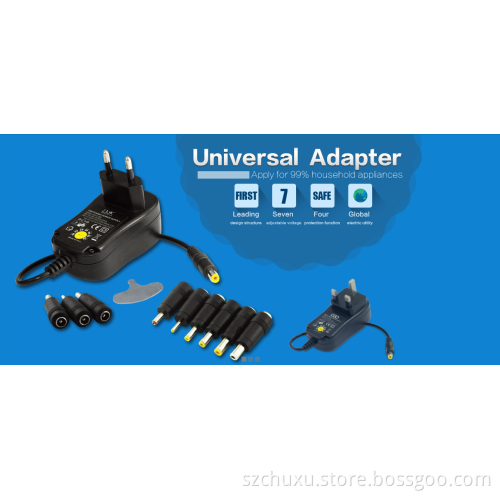 Max 24W 3-12V Universal Power Adapter